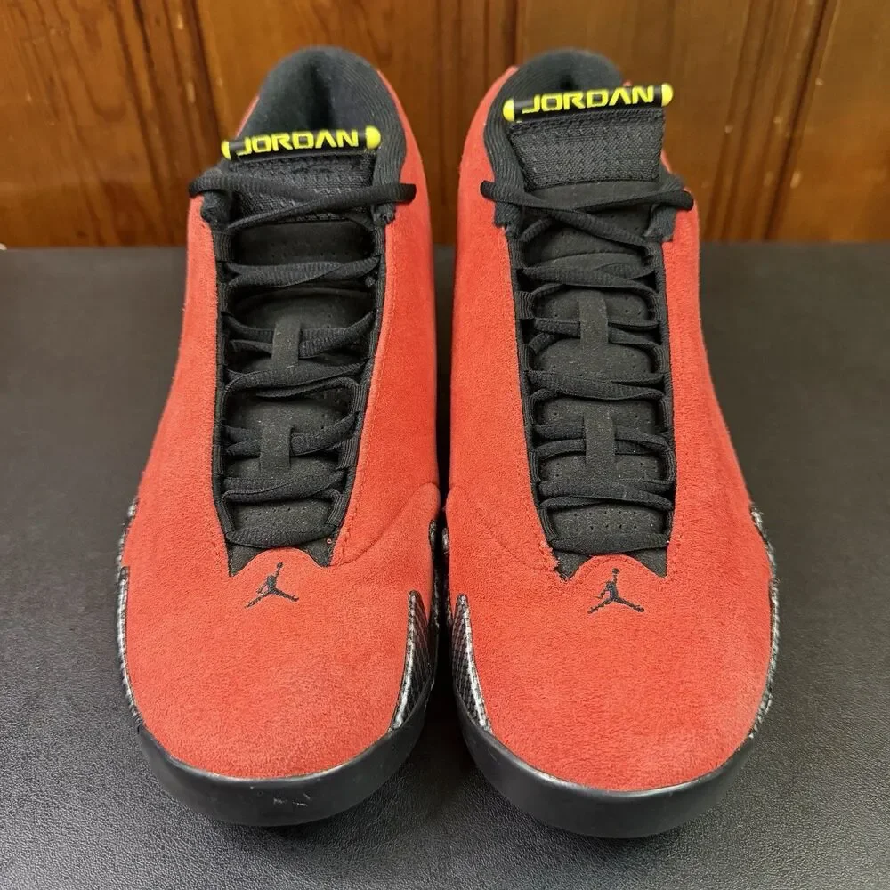 Jordan 14 Retro Ferrari 2025 Release Size 9.5 Men (IF5015-600) Red Suede
